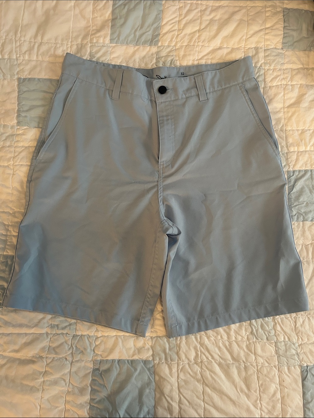 Panama Jack 32 Light Blue Men’s Flat Front Shorts
